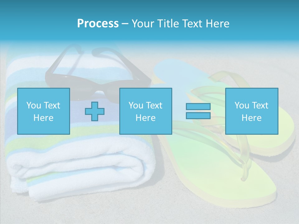 Relaxation Tropical Swimming PowerPoint Template