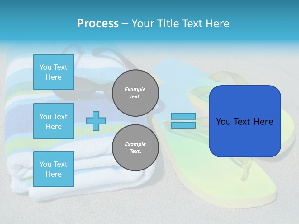 Relaxation Tropical Swimming PowerPoint Template