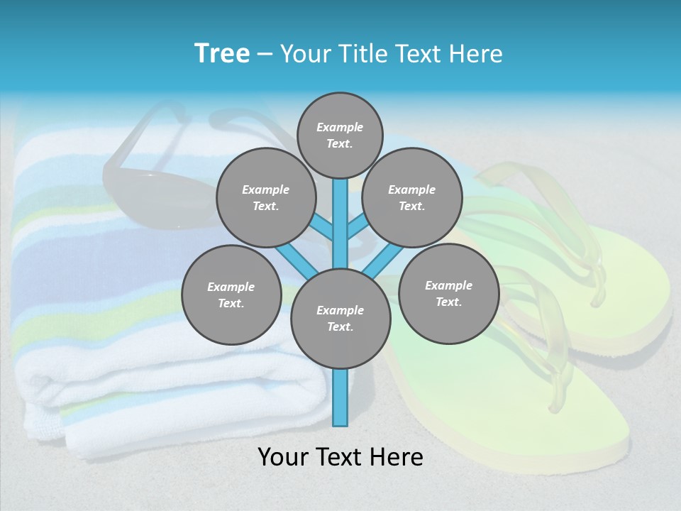 Relaxation Tropical Swimming PowerPoint Template