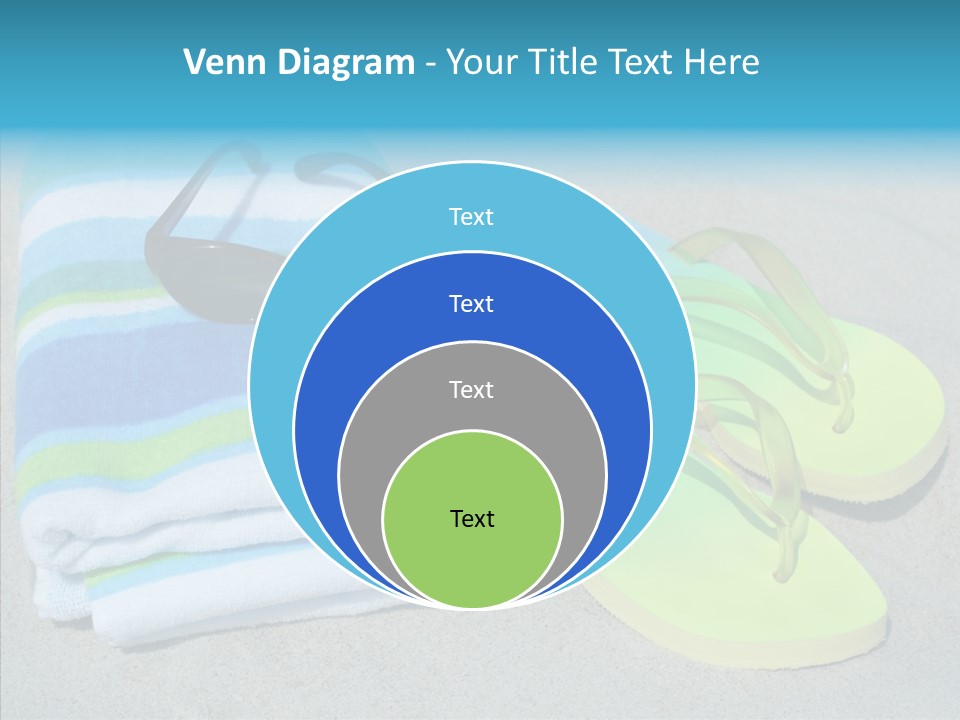 Relaxation Tropical Swimming PowerPoint Template