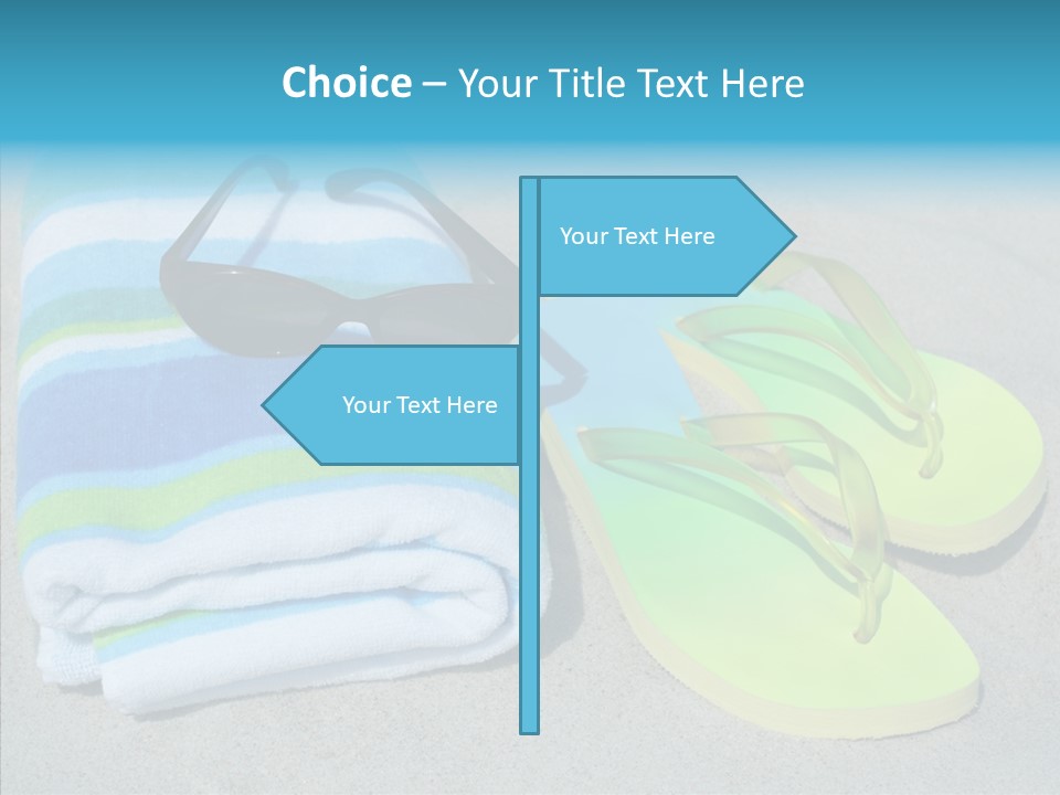 Relaxation Tropical Swimming PowerPoint Template