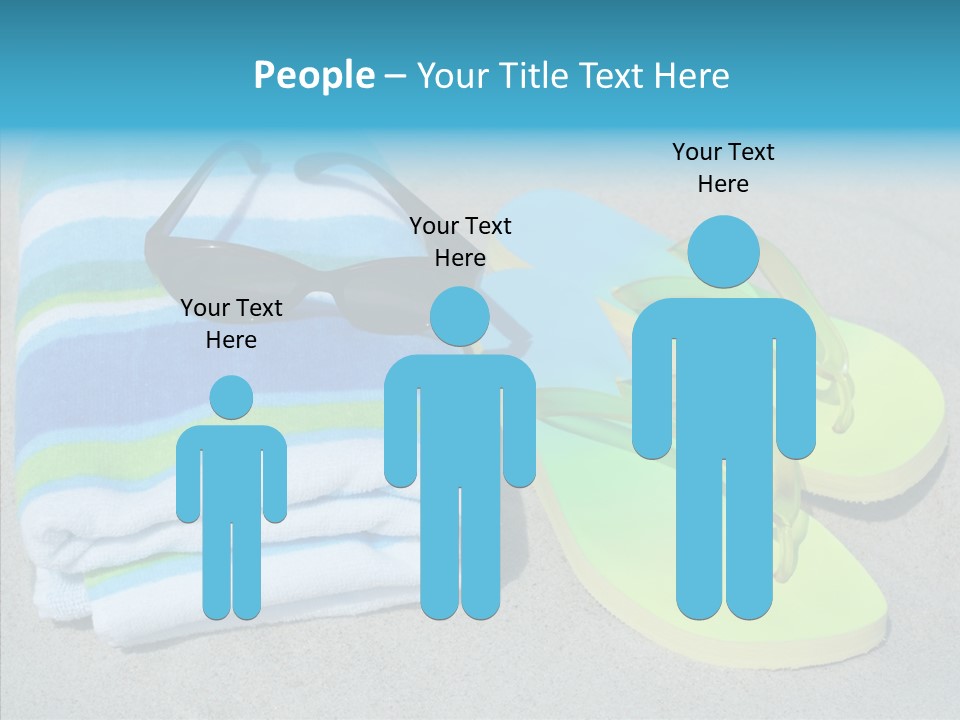 Relaxation Tropical Swimming PowerPoint Template