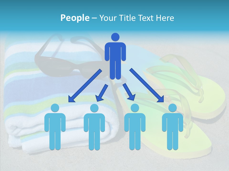 Relaxation Tropical Swimming PowerPoint Template