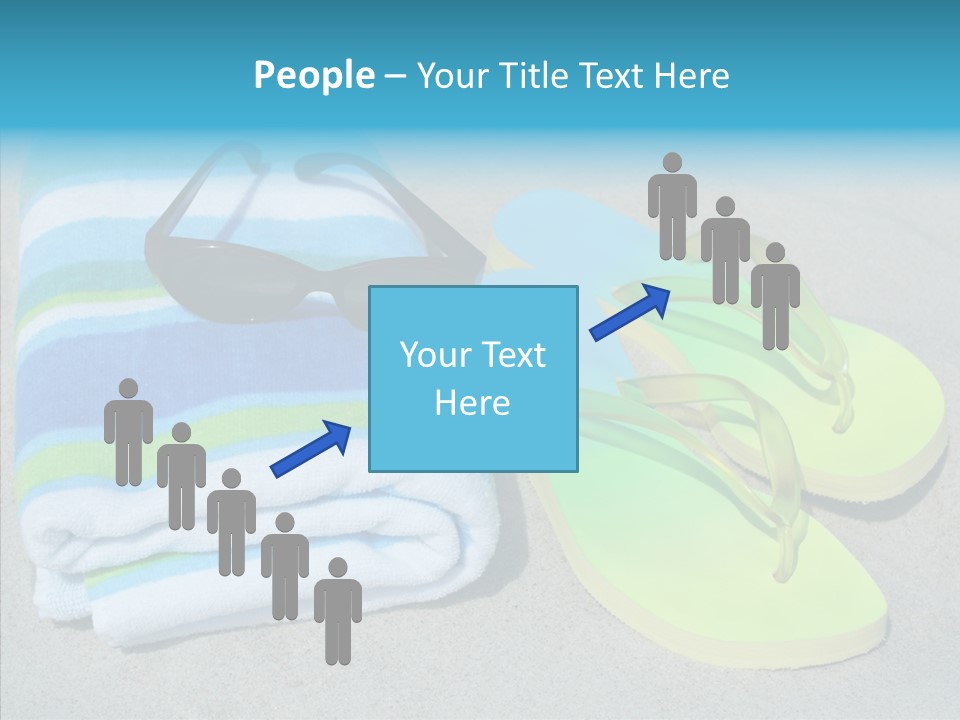 Relaxation Tropical Swimming PowerPoint Template