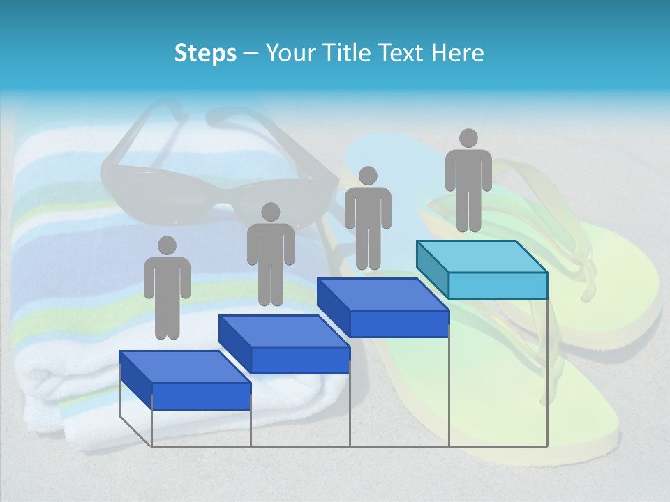 Relaxation Tropical Swimming PowerPoint Template