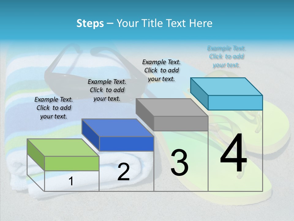 Relaxation Tropical Swimming PowerPoint Template