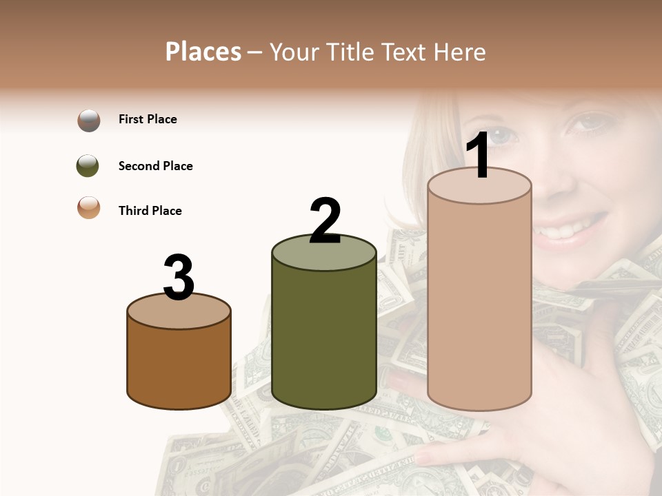 People Pretty Cash PowerPoint Template