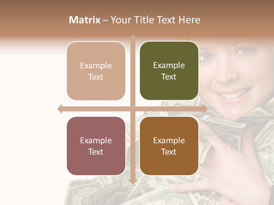 People Pretty Cash PowerPoint Template