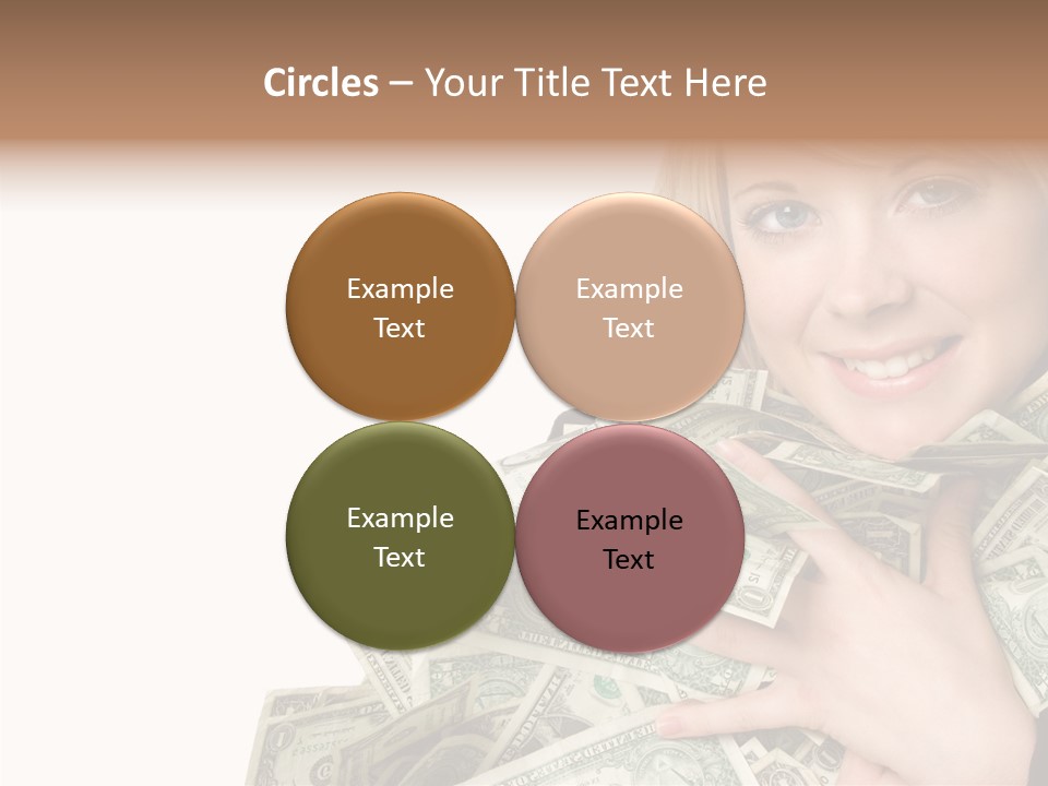 People Pretty Cash PowerPoint Template