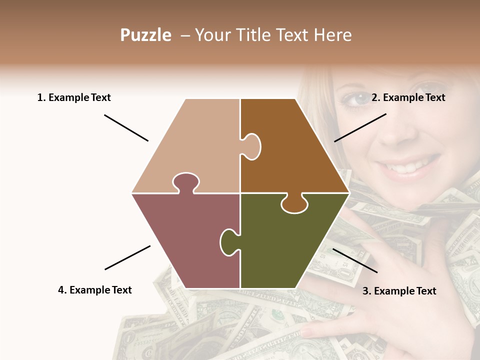 People Pretty Cash PowerPoint Template