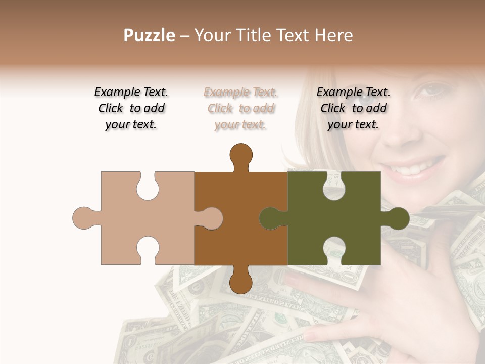 People Pretty Cash PowerPoint Template