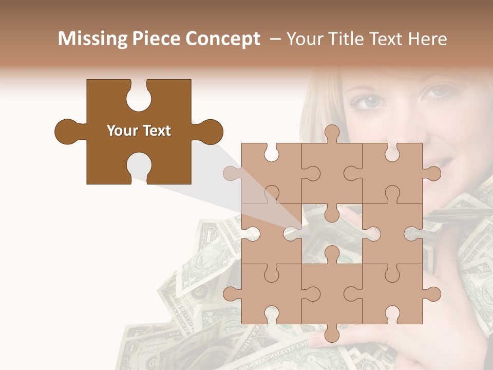 People Pretty Cash PowerPoint Template