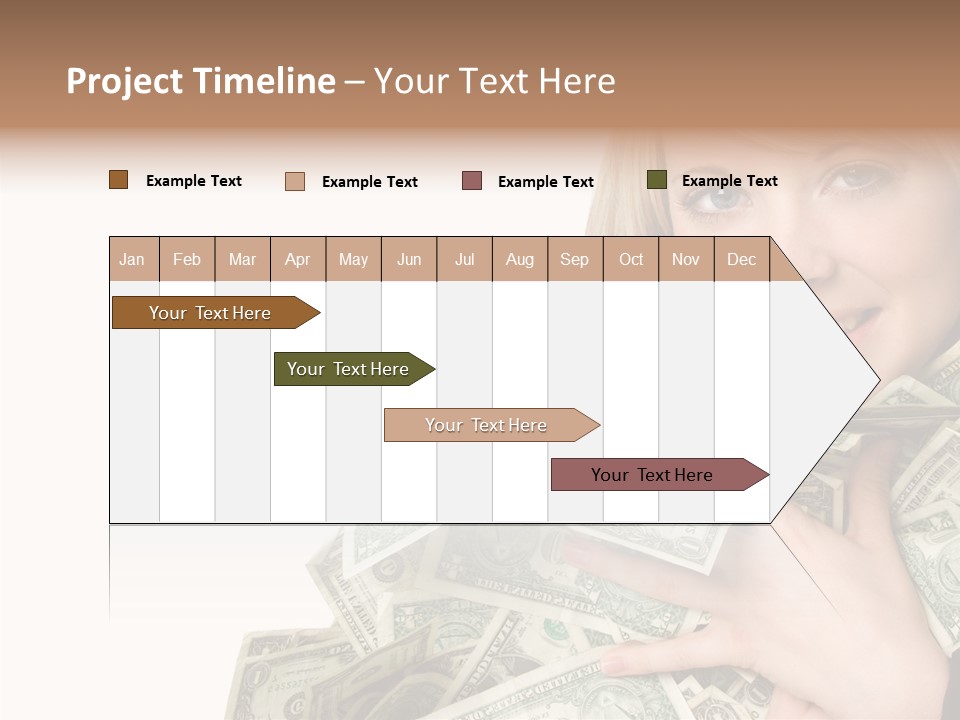 People Pretty Cash PowerPoint Template