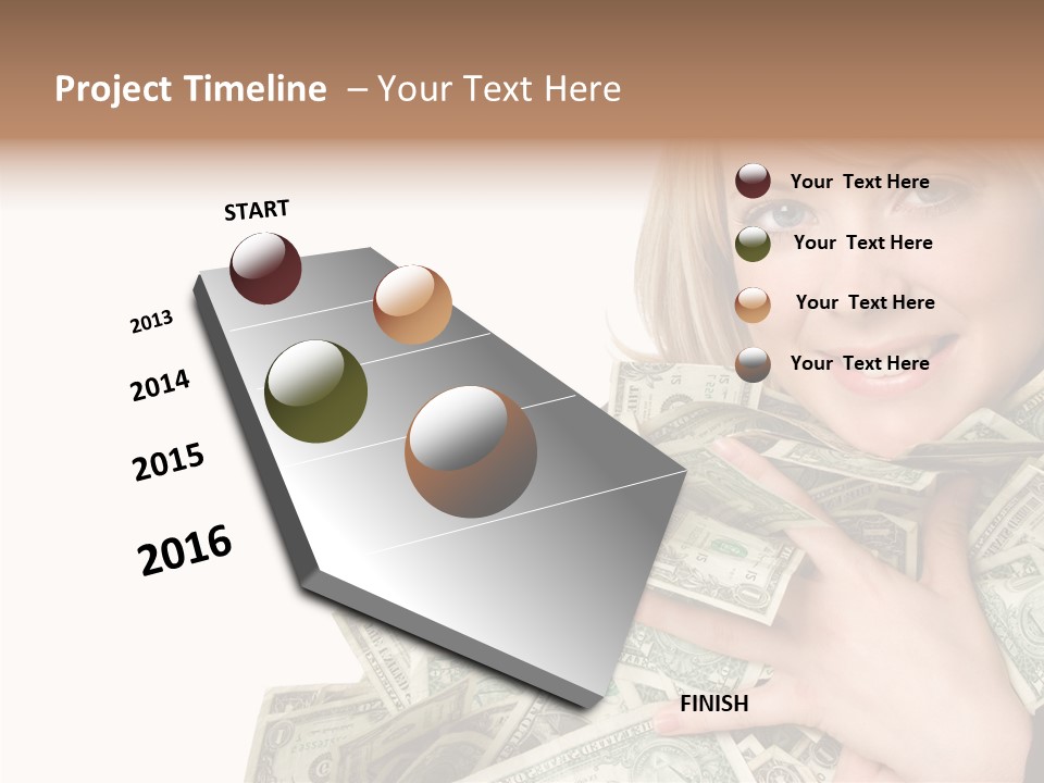 People Pretty Cash PowerPoint Template