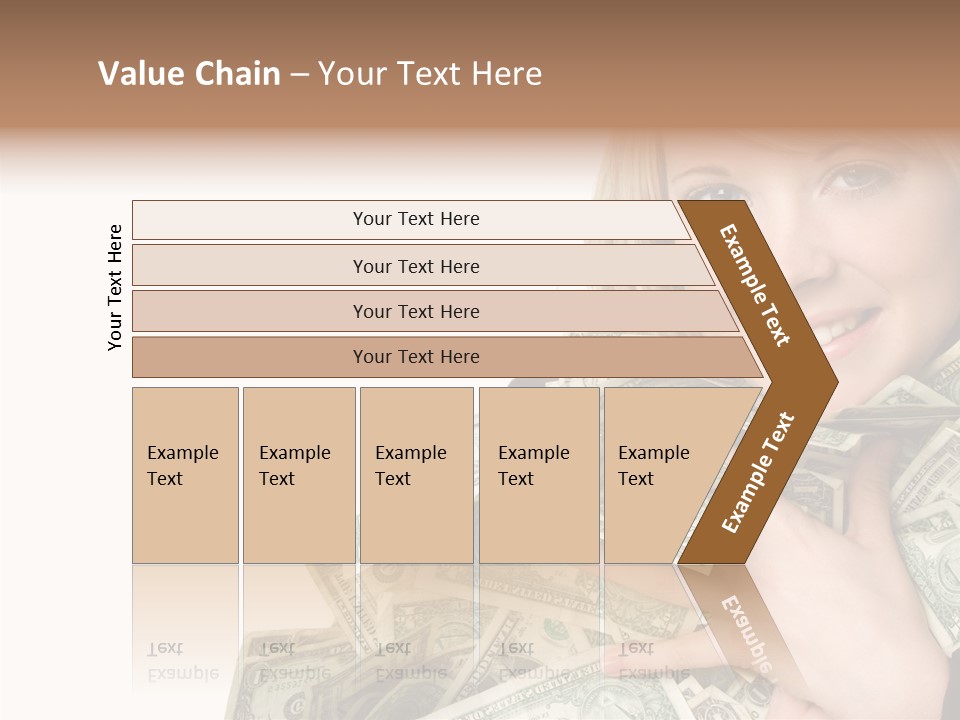 People Pretty Cash PowerPoint Template
