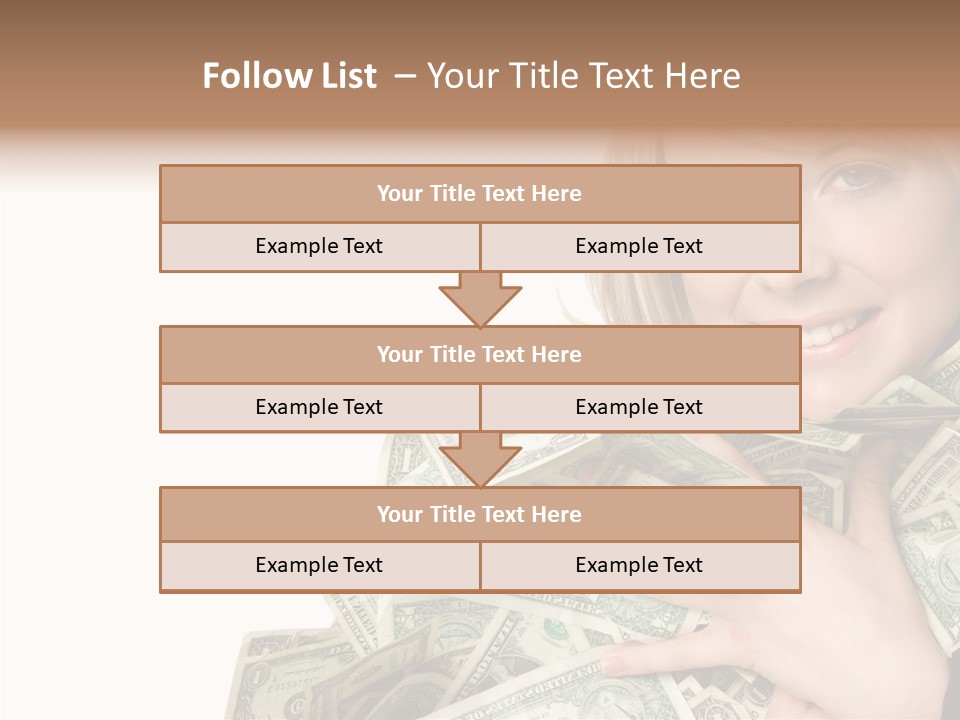 People Pretty Cash PowerPoint Template