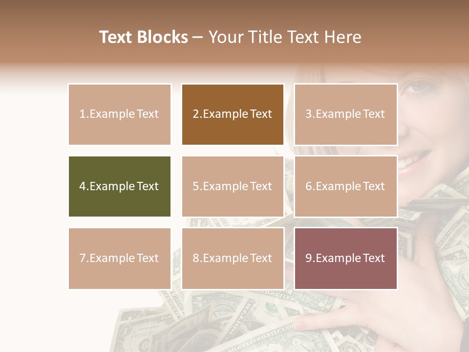 People Pretty Cash PowerPoint Template