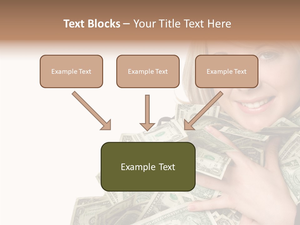 People Pretty Cash PowerPoint Template