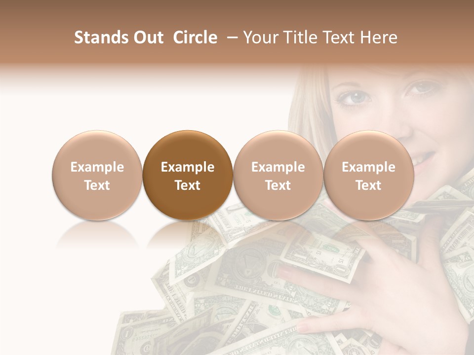 People Pretty Cash PowerPoint Template
