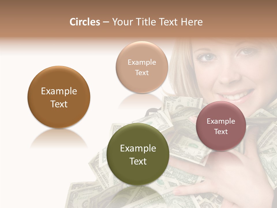 People Pretty Cash PowerPoint Template