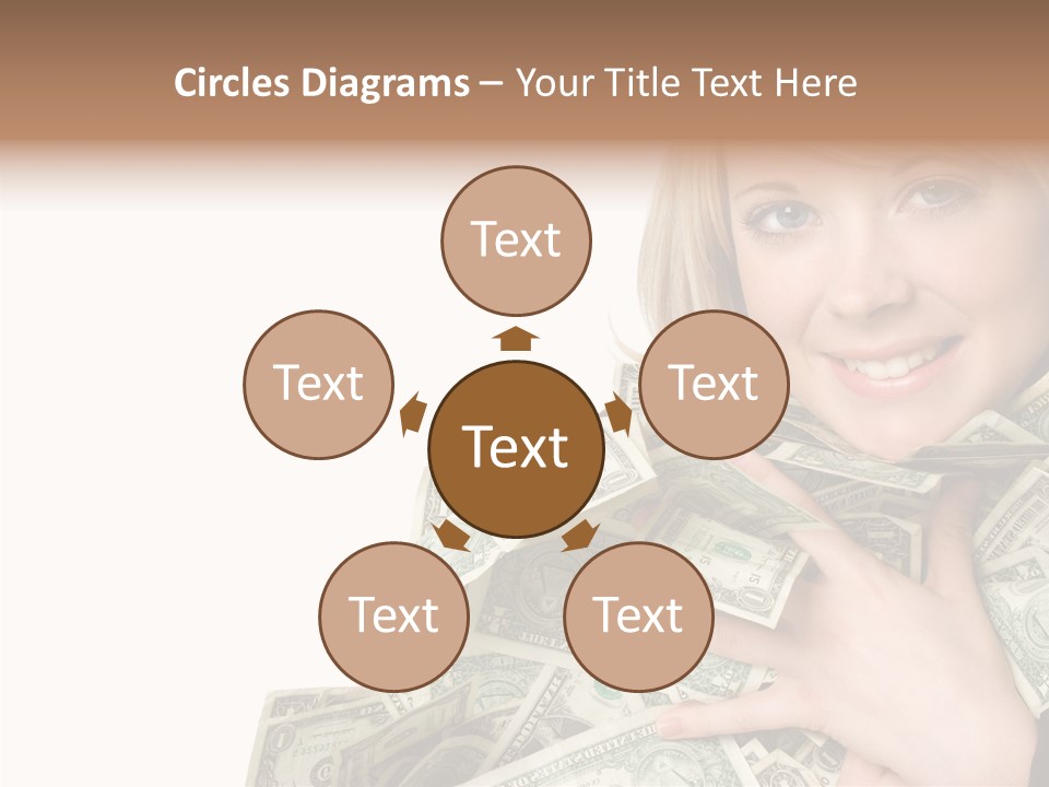 People Pretty Cash PowerPoint Template