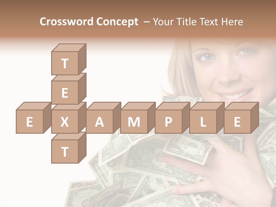 People Pretty Cash PowerPoint Template