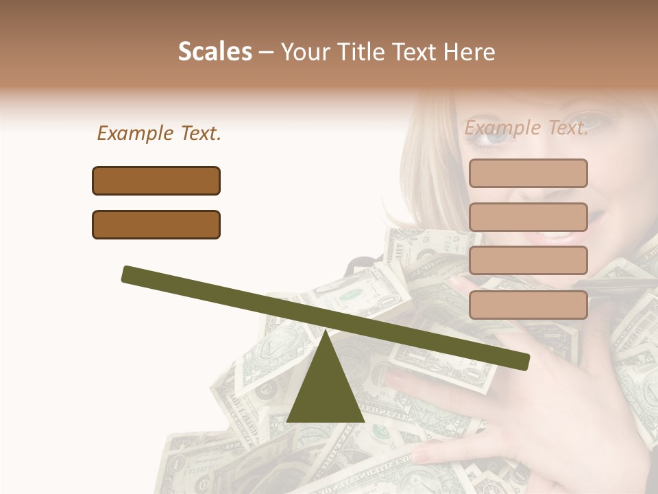 People Pretty Cash PowerPoint Template