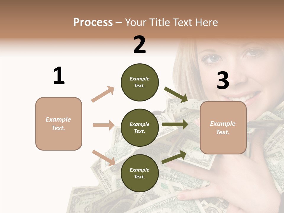 People Pretty Cash PowerPoint Template