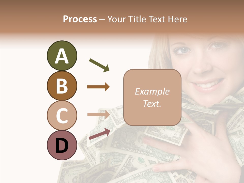 People Pretty Cash PowerPoint Template