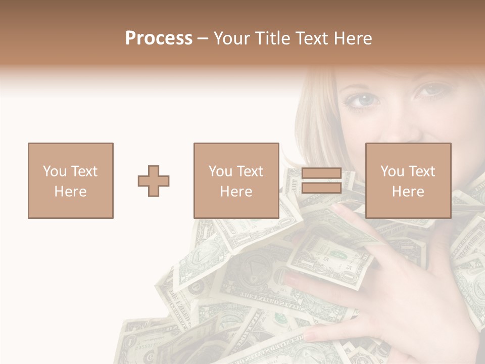 People Pretty Cash PowerPoint Template