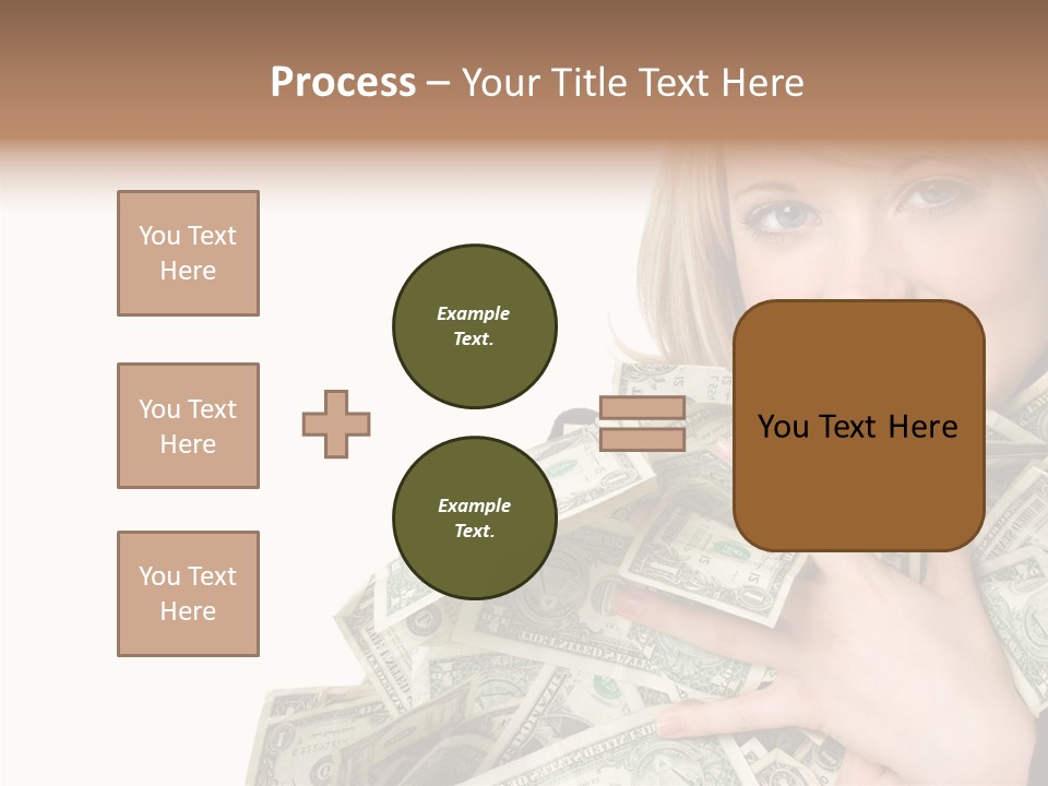 People Pretty Cash PowerPoint Template