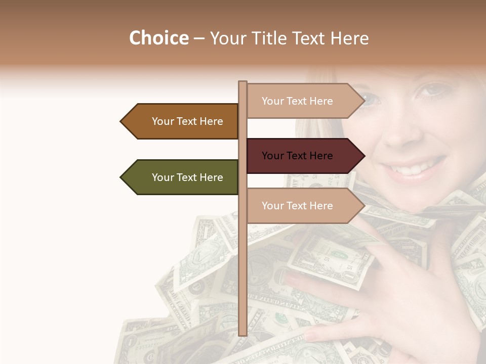 People Pretty Cash PowerPoint Template