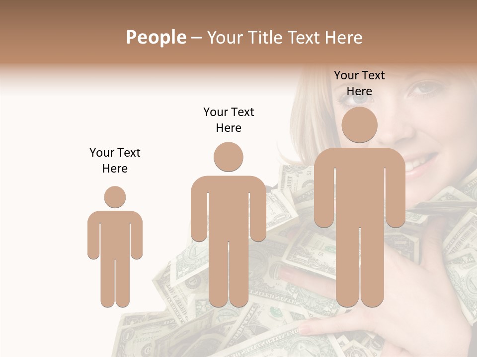 People Pretty Cash PowerPoint Template