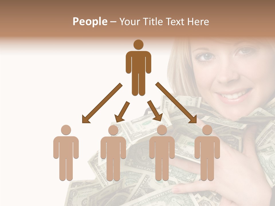 People Pretty Cash PowerPoint Template
