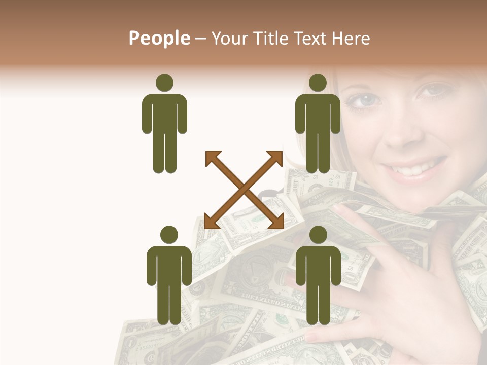 People Pretty Cash PowerPoint Template