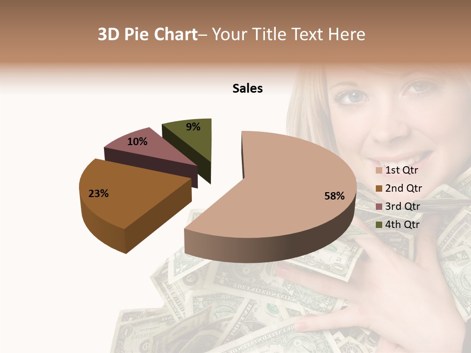 People Pretty Cash PowerPoint Template