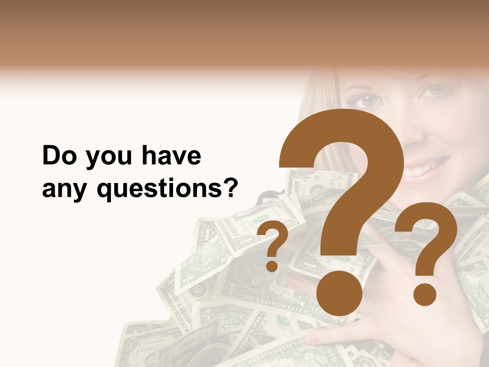 People Pretty Cash PowerPoint Template