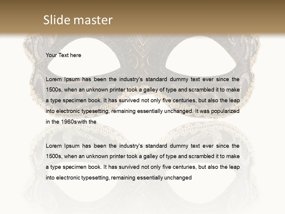 White Background Copy Space Elegance PowerPoint Template