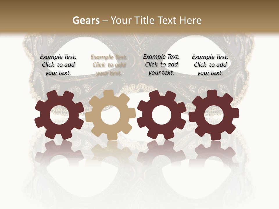 White Background Copy Space Elegance PowerPoint Template