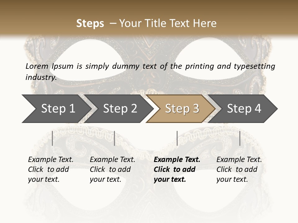 White Background Copy Space Elegance PowerPoint Template