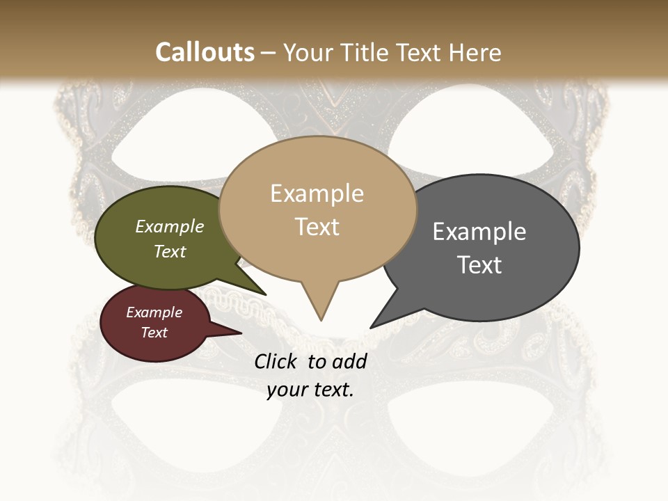 White Background Copy Space Elegance PowerPoint Template