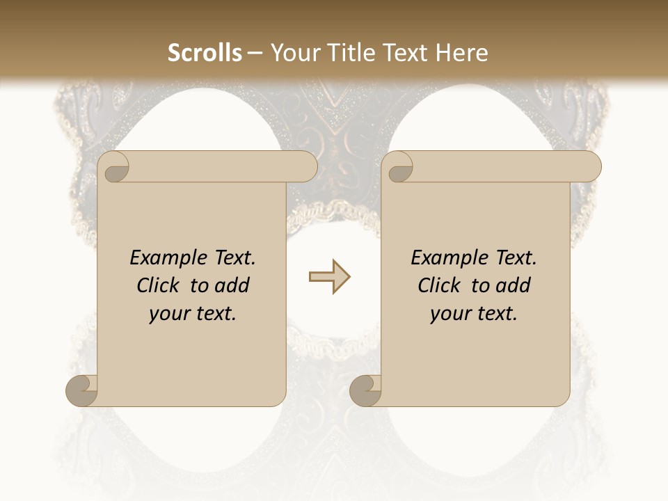White Background Copy Space Elegance PowerPoint Template