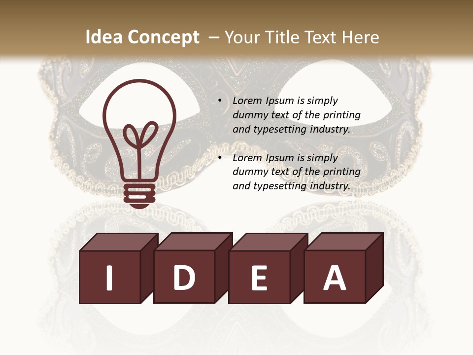 White Background Copy Space Elegance PowerPoint Template