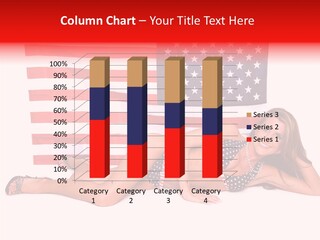 Caucasian Sexy States PowerPoint Template