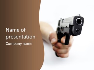 Arm Protection Crime PowerPoint Template