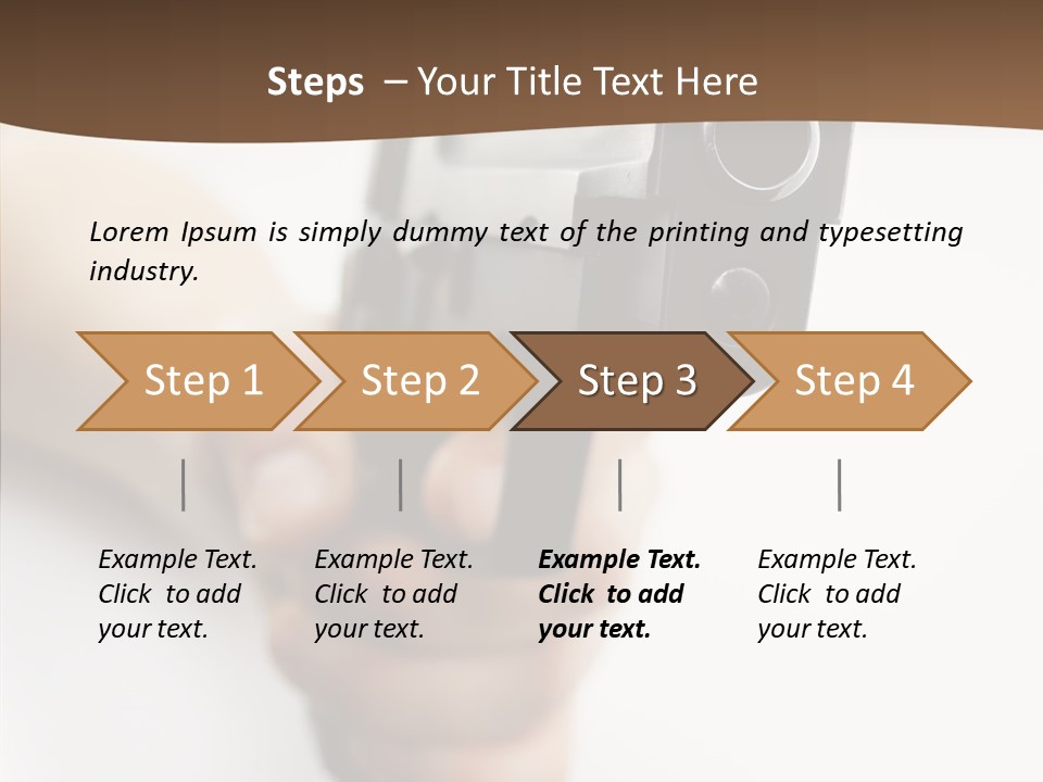 Arm Protection Crime PowerPoint Template