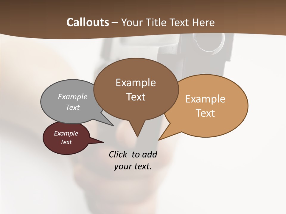 Arm Protection Crime PowerPoint Template