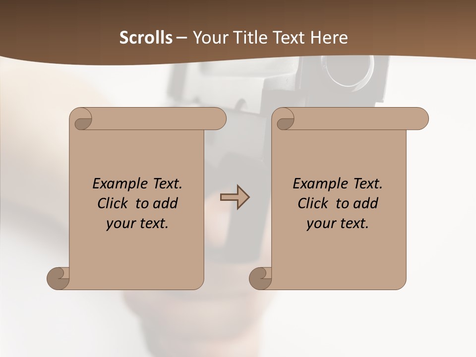 Arm Protection Crime PowerPoint Template