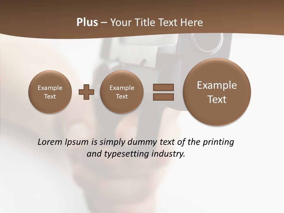 Arm Protection Crime PowerPoint Template