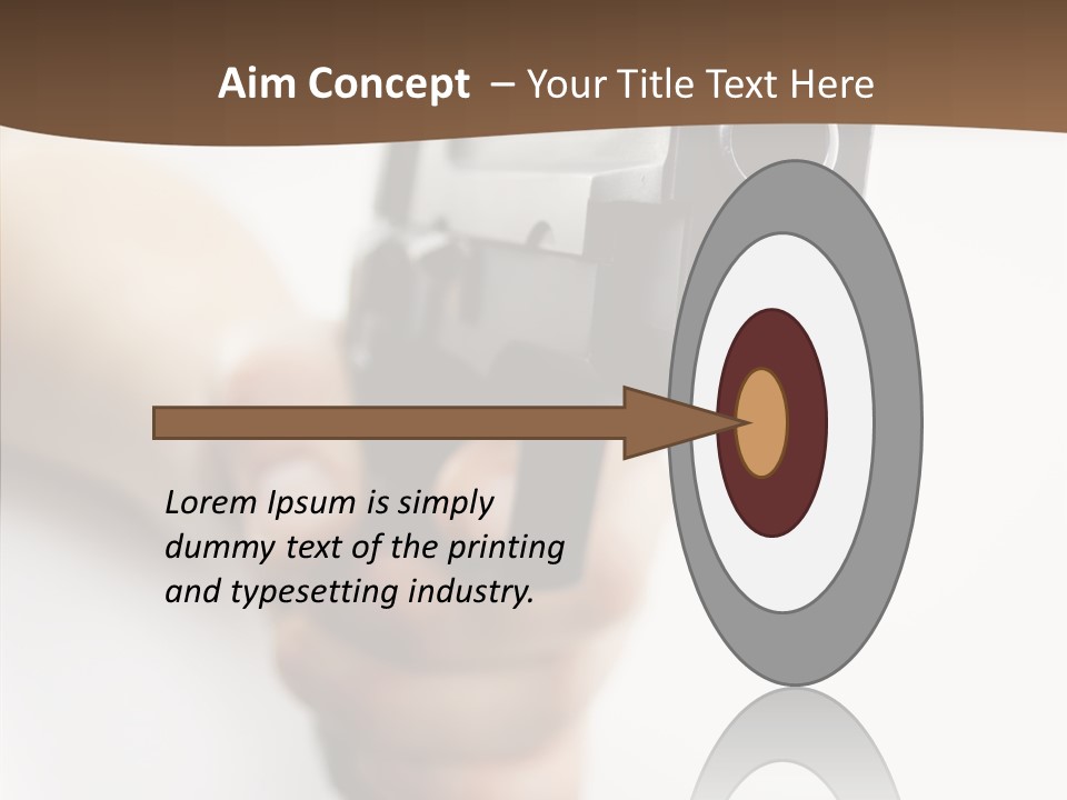Arm Protection Crime PowerPoint Template